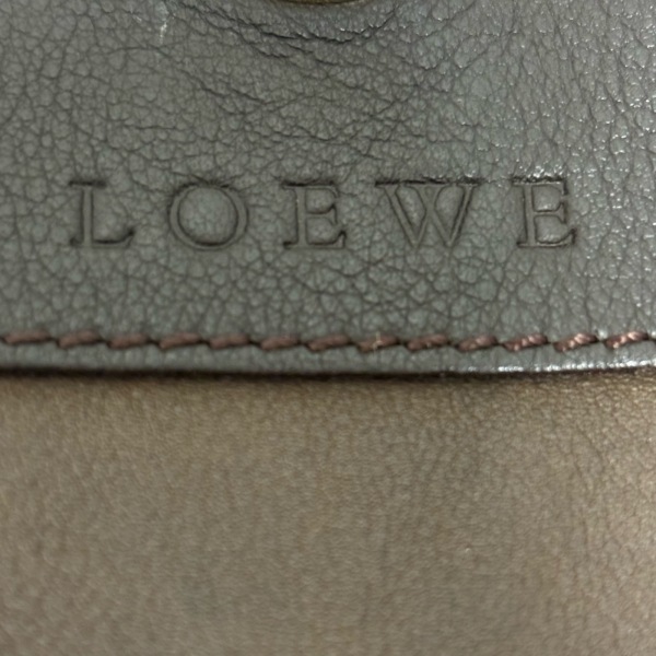 ロエベ LOEWE ショルダーバッグ - スエード×レザー ダークブラウン×黒 バッグ_画像8