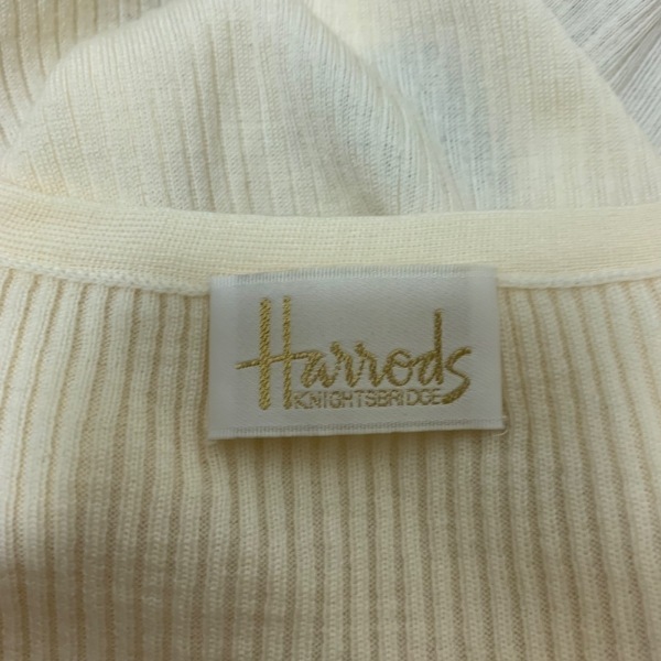 ハロッズ HARRODS カーディガン - アイボリー レディース 長袖 トップス_画像3