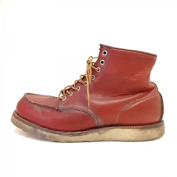 レッドウイング Red Wing ショートブーツ 10 1/2 - レザー レッド メンズ 靴の画像1
