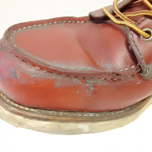 レッドウイング Red Wing ショートブーツ 10 1/2 - レザー レッド メンズ 靴の画像8