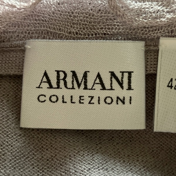  Armani ko let's .-niARMANICOLLEZIONI кардиган размер 42 M - light purple женский длинный рукав tops 