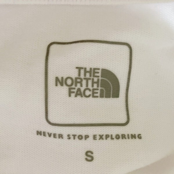 ノースフェイス THE NORTH FACE 半袖Tシャツ サイズS - 白 メンズ クルーネック トップス_画像3