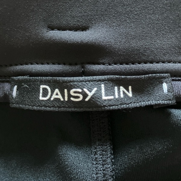 デイジーリン DAISY LIN パンツ サイズ42 L - 黒 レディース クロップド(半端丈)/ベロア/ウエストゴム/フリル 美品 ボトムスの画像3