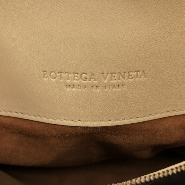 ボッテガヴェネタ BOTTEGA VENETA トートバッグ 162208 イントレチャート レザー アイボリー×ダークブラウン バッグ_画像7