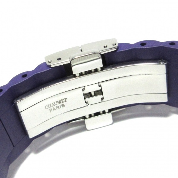CHAUMET( Chaumet ) wristwatch Class one 622C lady's rotation bezel / diamond index purple 