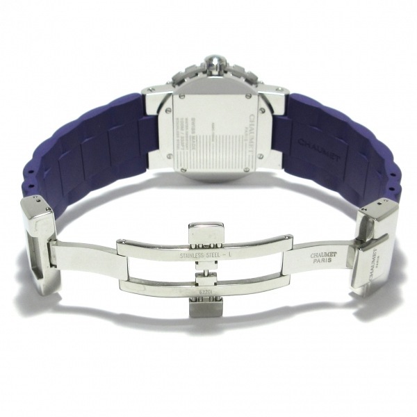 CHAUMET( Chaumet ) wristwatch Class one 622C lady's rotation bezel / diamond index purple 