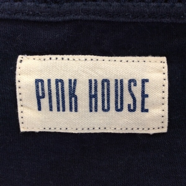 ピンクハウス PINK HOUSE 半袖カットソー サイズM - ダークネイビー×レッド×マルチ レディース イチゴ トップス_画像3