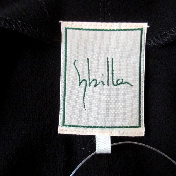 シビラ Sybilla 半袖カットソー サイズM - 黒 レディース クルーネック/シースルー トップス_画像3