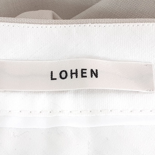 ローヘン LOHEN パンツ サイズ38 M - アイボリー レディース フルレングス 美品 ボトムス_画像3
