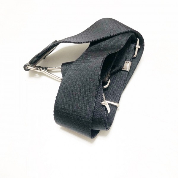  MiuMiu miumiu handbag - leather gray beige side ribbon beautiful goods bag 