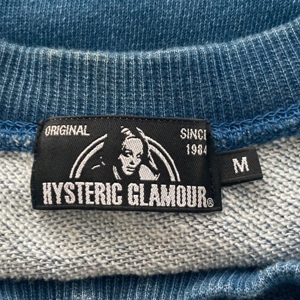 ヒステリックグラマー HYSTERIC GLAMOUR トレーナー サイズM - ネイビー メンズ 長袖 トップス_画像3