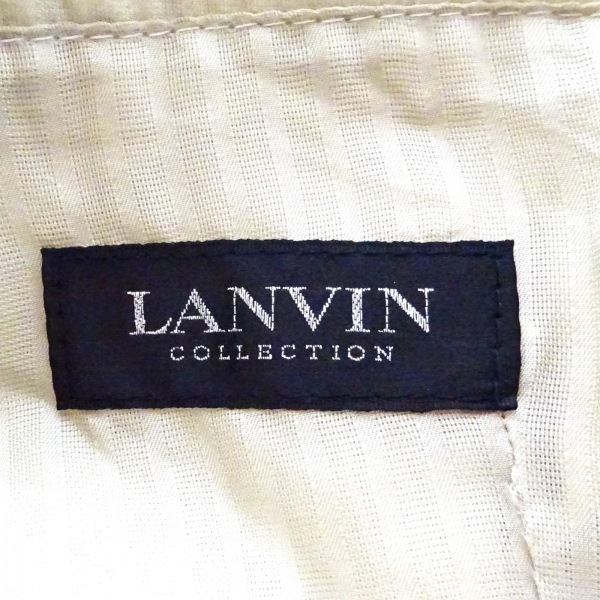 ランバンコレクション LANVIN COLLECTION サイズ48 L - ベージュ メンズ 長袖/レザー/春/秋 美品 ジャケット_画像3
