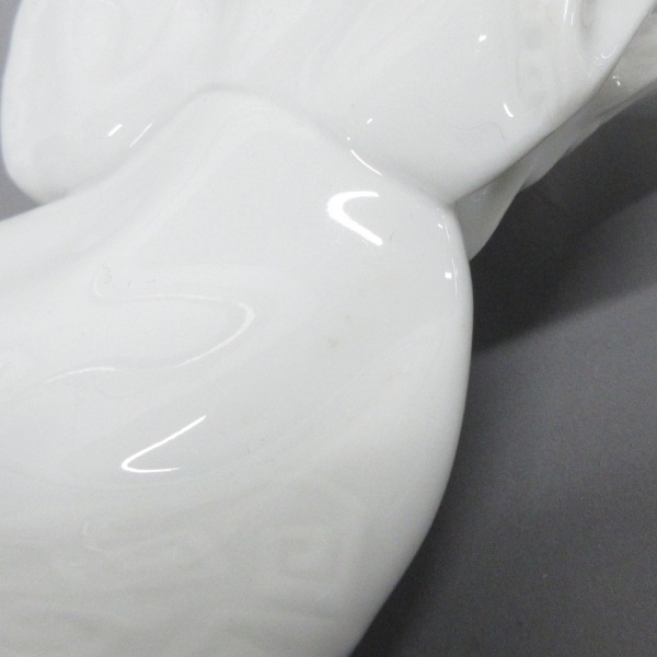 ナオ NAO - 陶器 白×ベージュ×ライトブルー 置物/天使 美品 小物_画像8