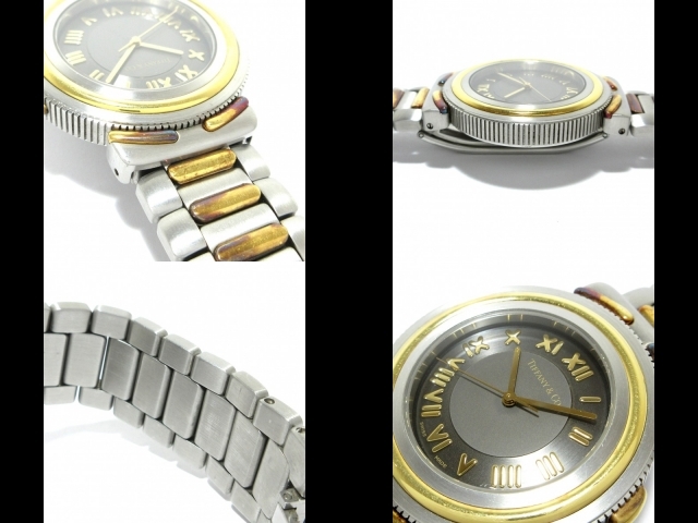 TIFFANY&Co.(ティファニー) 腕時計 インタリオ M0822 メンズ ダークグレーの画像10