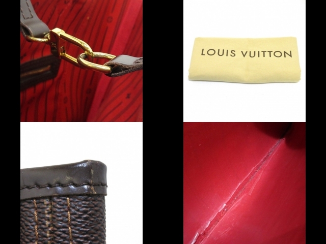 ルイヴィトン LOUIS VUITTON トートバッグ N51105 ネヴァーフルMM ダミエ・キャンバス エベヌ SP4191 バッグ ダミエ_画像10