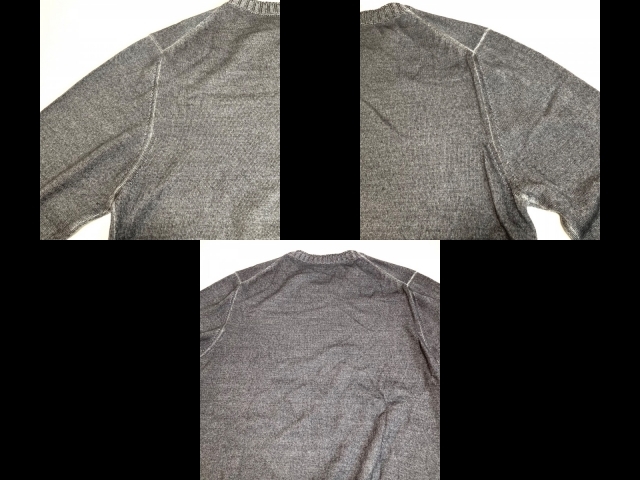 クルチアーニ Cruciani 長袖セーター/ニット サイズ46 XL - ウール ダークグレー メンズ クルーネック トップス_画像10