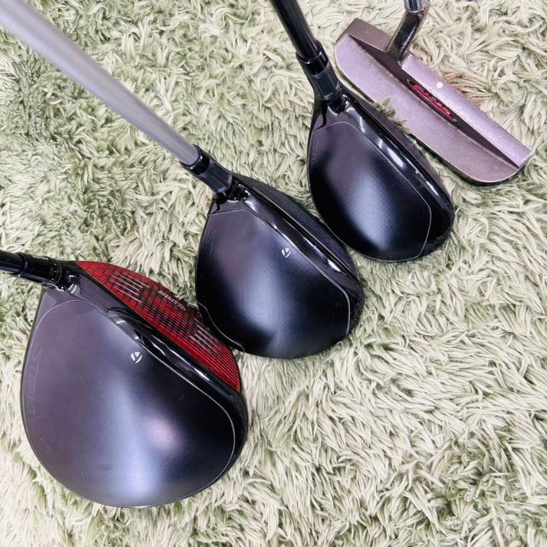 テーラーメイド ステルス 11本セット メンズゴルフ 初心者 入門 TaylorMade STEALTH 右利き コースデビュー フルセット 大人気モデル_画像3