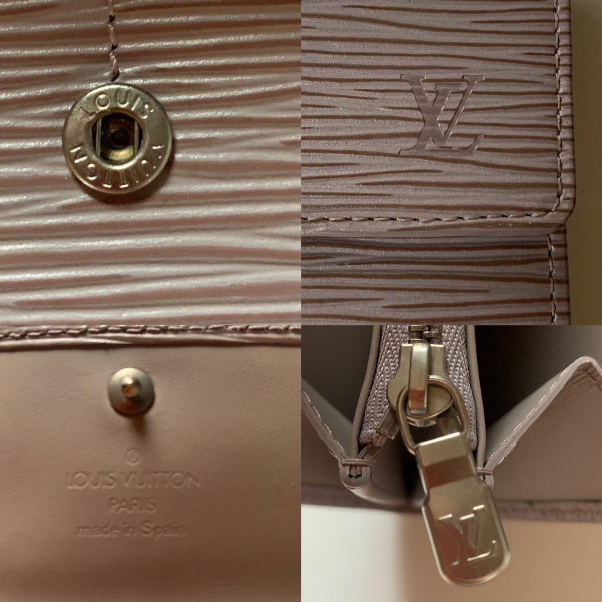 LOUIS VUITTON ルイヴィトン エピ ポルトモネクレディ 長財布 財布 ライラック_画像5