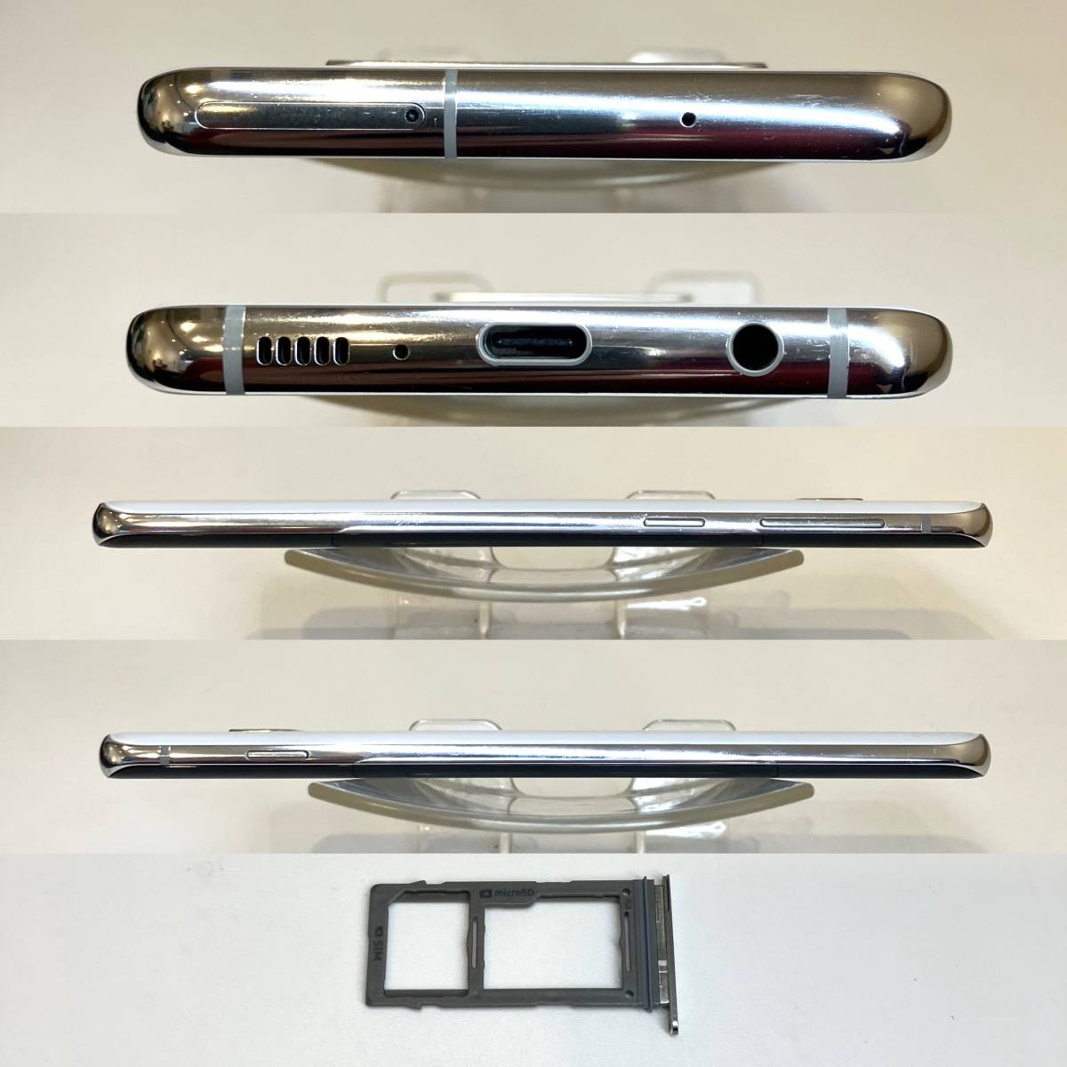 【中古】SIMフリー SAMSUNG Galaxy S10 SC-03L プリズムホワイト 利用制限〇 docomo版の画像4