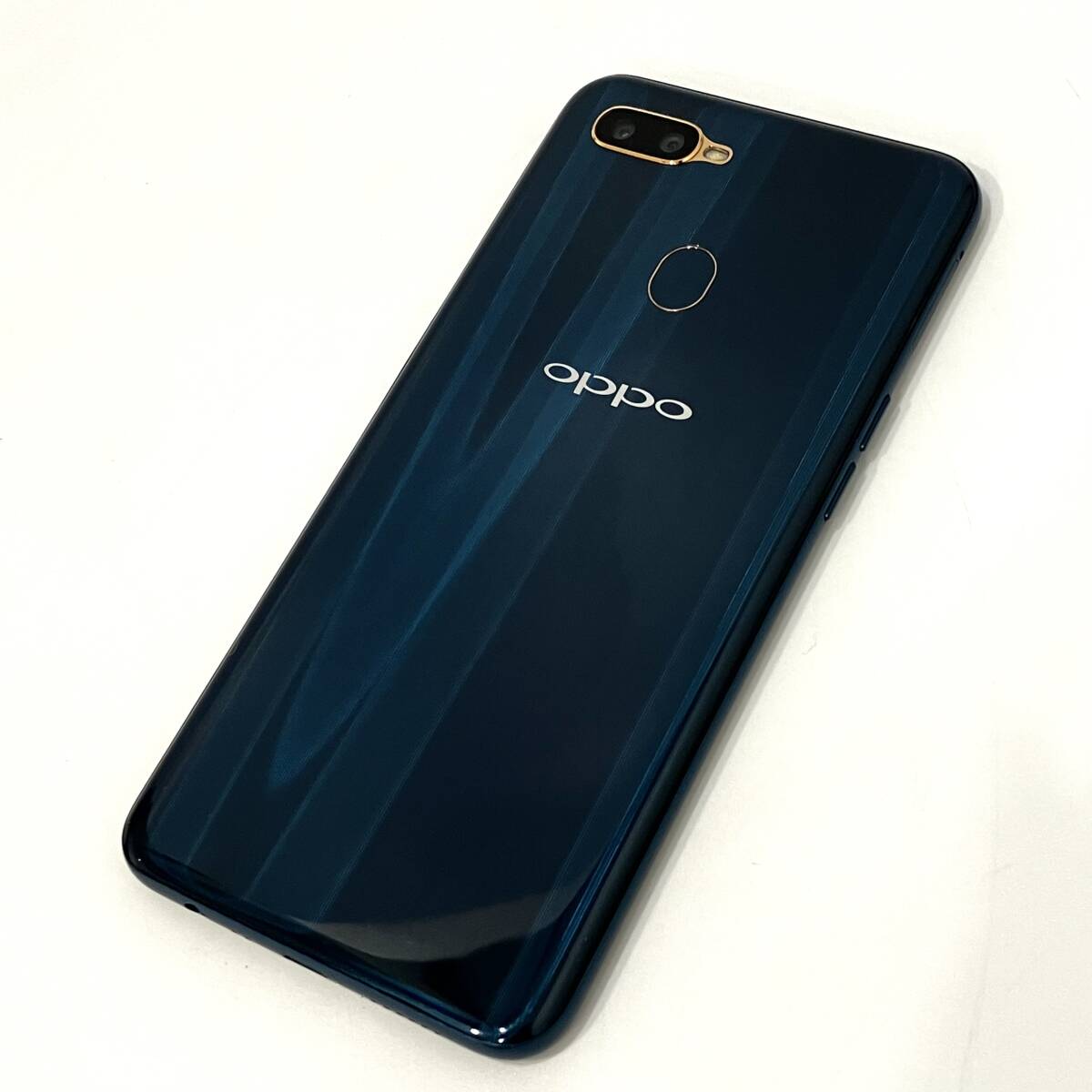 【中古】国内版SIMフリー OPPO OPPO AX7 64GB ブルー CPH1903 デュアルSIM _画像2