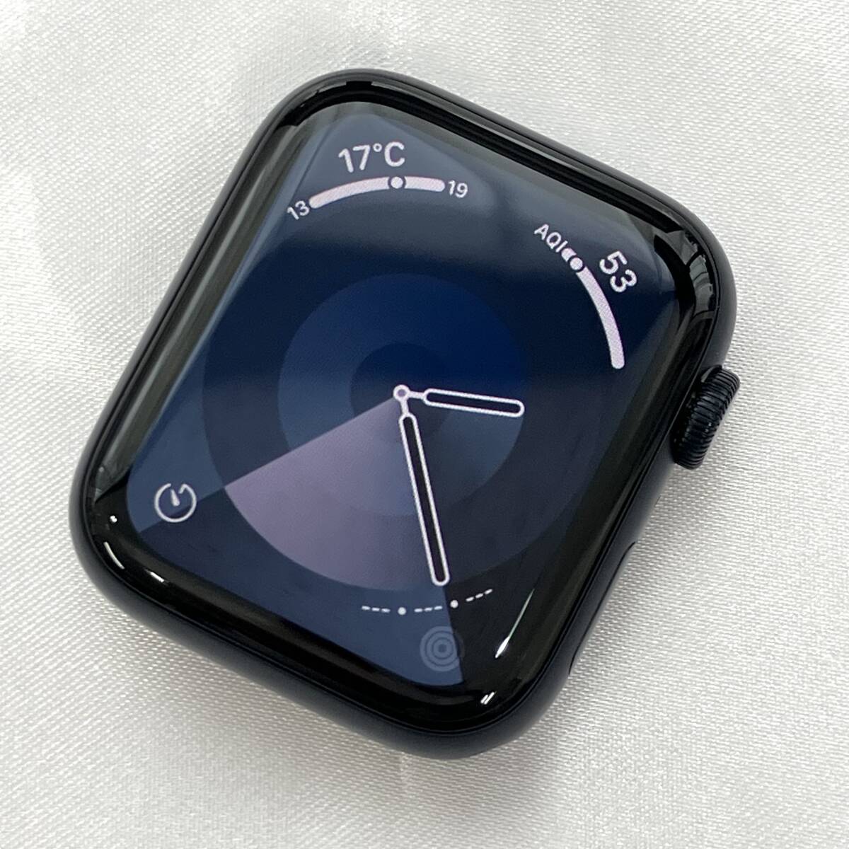 【中古 超美品】Apple Watch SE 第2世代 44mm GPSモデル ミッドナイトアルミニウムケース/ミッドナイトスポーツバンド S/M MRE73J/A SE2の画像2