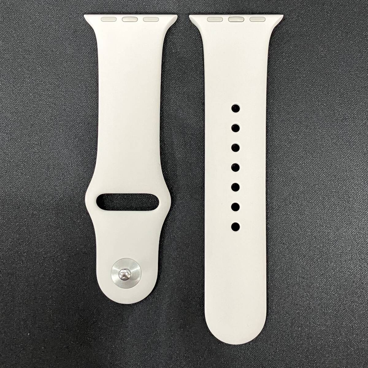 【中古 美品】Apple Watch SE 第2世代 40mm Cellularモデル スターライトアルミニウムケース/スターライトスポーツバンド MNPH3J/A SE2の画像5