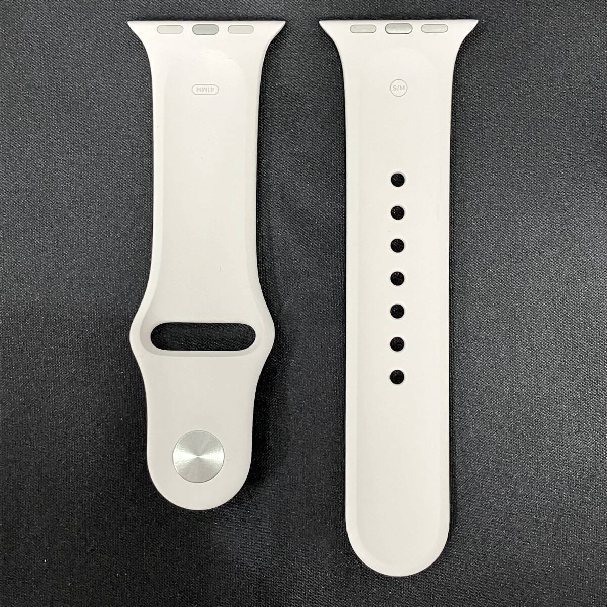 【中古 美品】Apple Watch SE 第2世代 40mm Cellularモデル スターライトアルミニウムケース/スターライトスポーツバンド MNPH3J/A SE2の画像6
