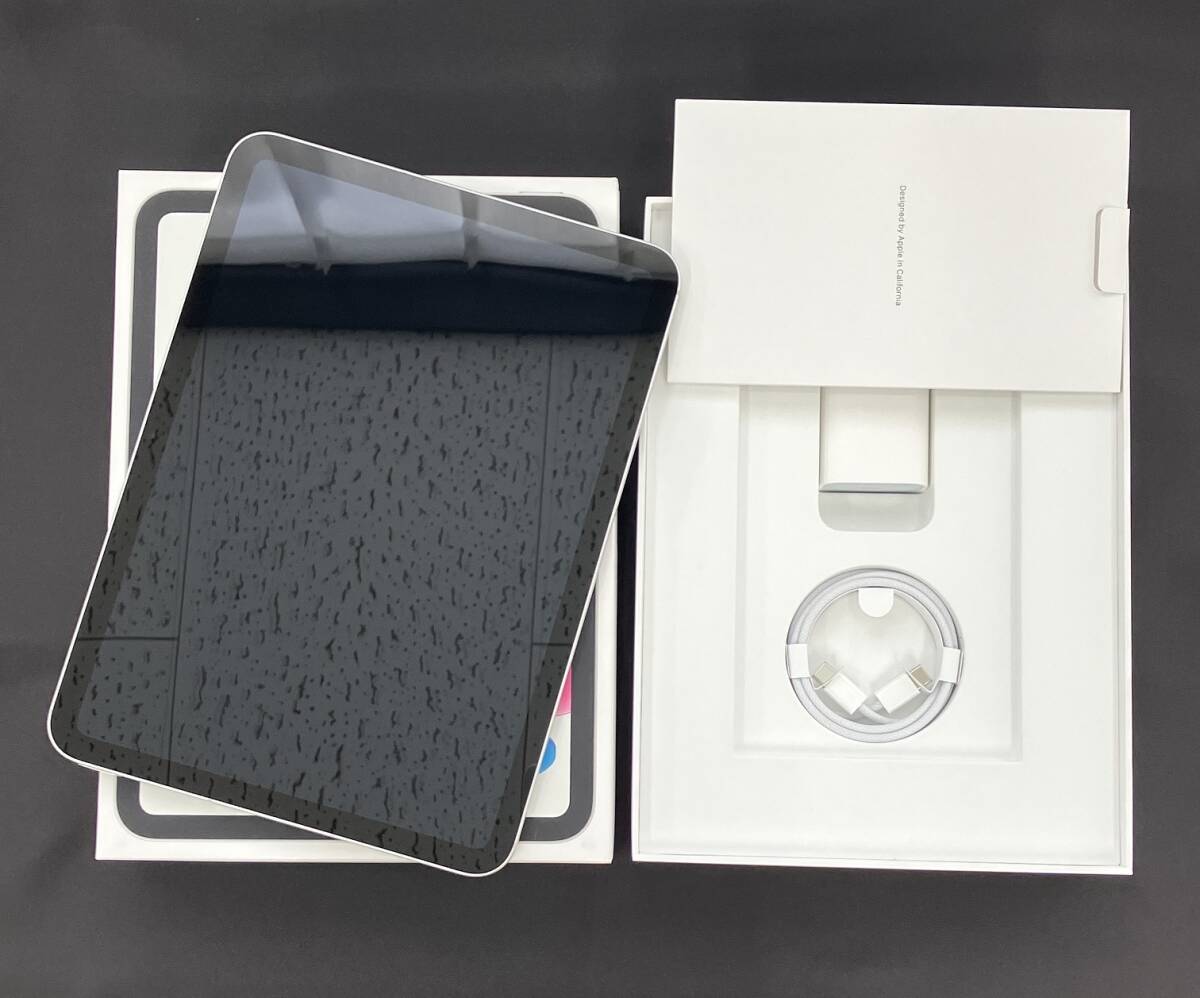 【中古 美品】SIMフリー iPad 第10世代 Wi-Fi+Cellularモデル 64GB シルバー MQ6J3J/A バッテリー最大容量100% softbank版 2022年モデルの画像7