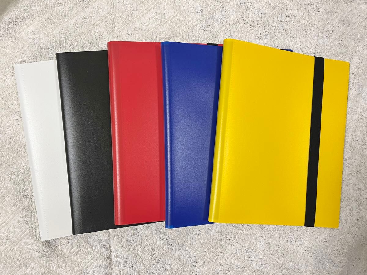 トレカファイル イエロー 360枚 9ポケット 収納 大容量 黄色 トレーディングカード カードケース ファイル ゴムバンド付き