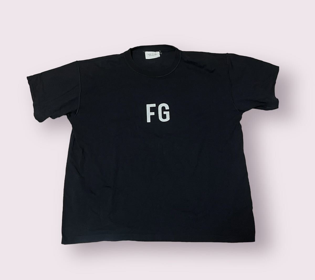 【1円〜】 fear of god FG Tシャツ ブラック 6th L / フィアオブゴッド adidas athletics essentials 古着 tee ヴィンテージ Jerry Lorenzoの画像1