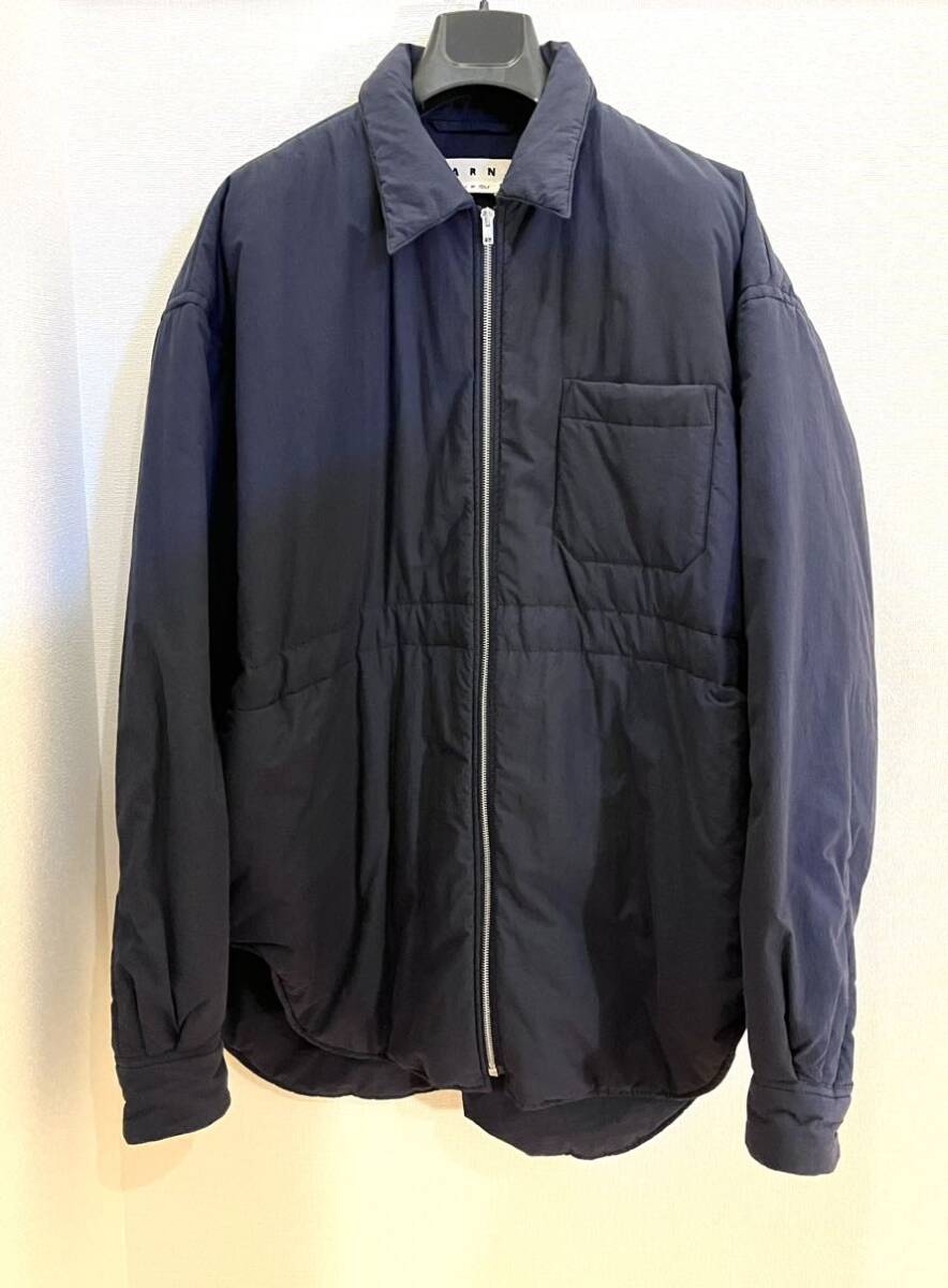 Jerry Lorenzo着用 MARNI washed techno poplin shirt シャツジャケット マルニ padded jacket ジャケット / fear of god balenciaga mm6の画像1