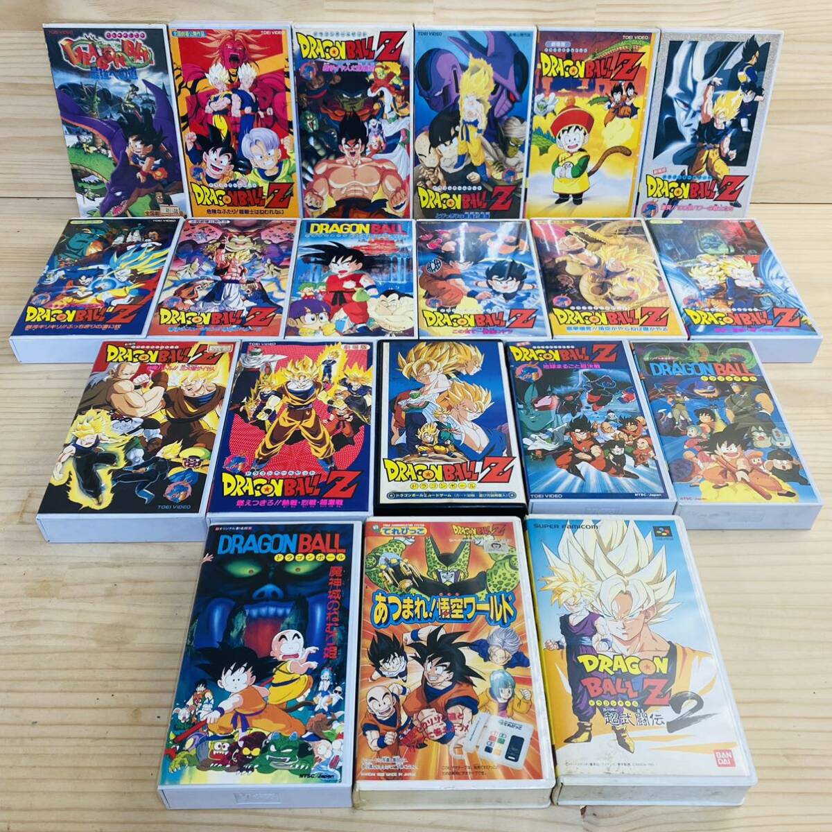 AE38152 まとめ売り ドラゴンボール DRAGONBALL VHS 20本セット 映画 _画像1