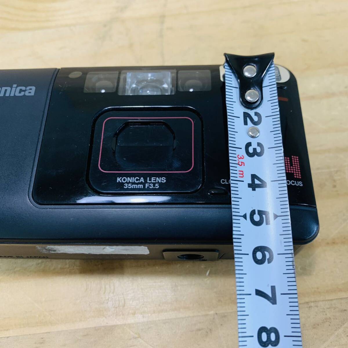 1E37626-50 動作OK KONICA BIG mini A4 コニカ コンパクトフィルムカメラの画像9