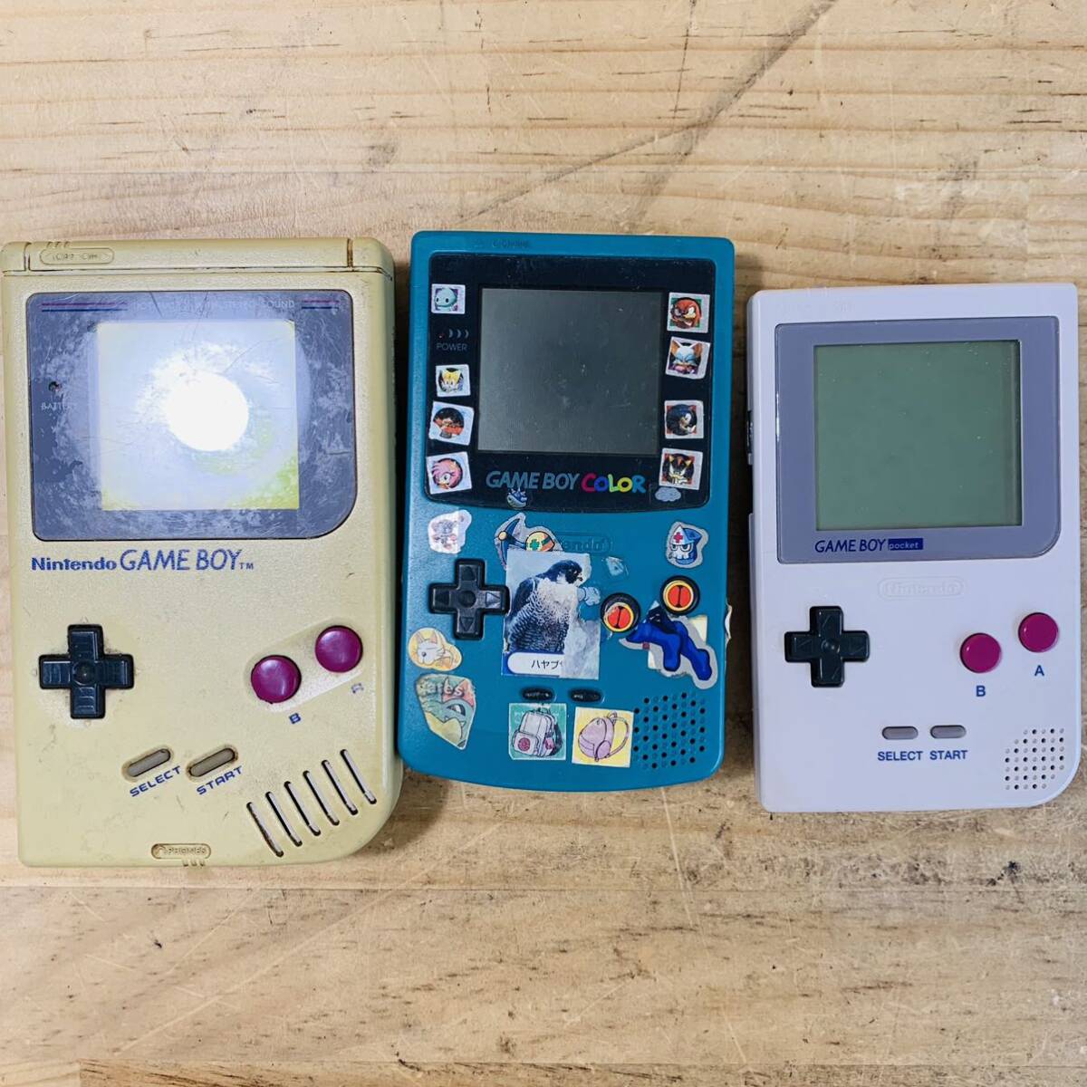 1S38318 ジャンク品 Nintendo GAMEBOY GAMEBOY COLOR GAMEBOY pocket_画像1