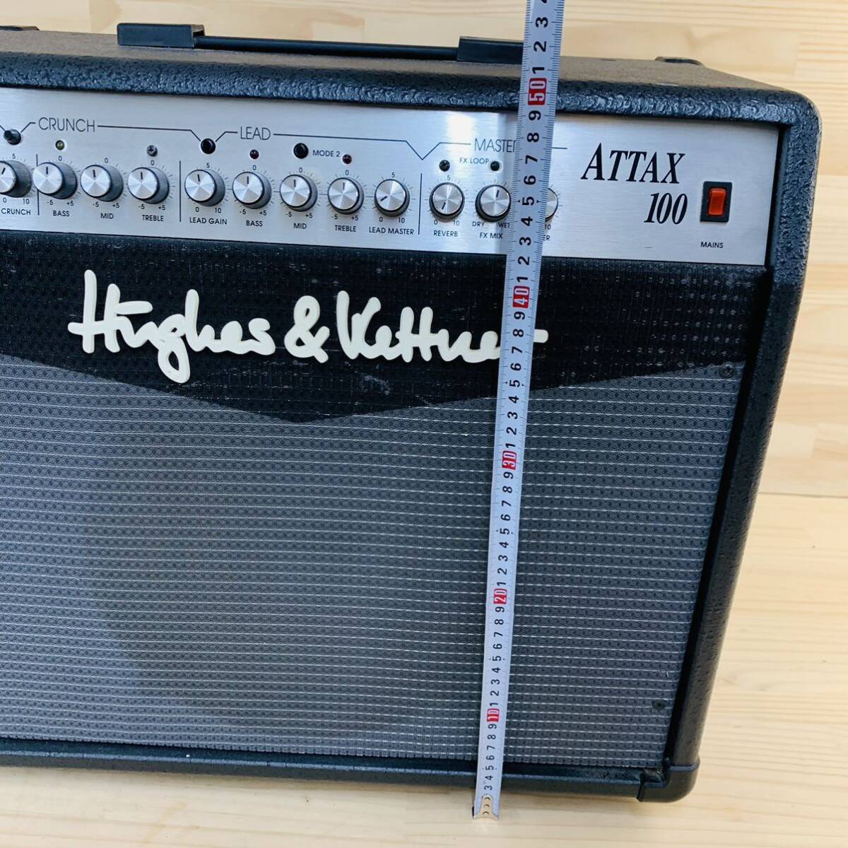 ZZ36150-300 動作OK Hughes&kettner attax100 ヒューズ&ケトナー ギターアンプの画像9