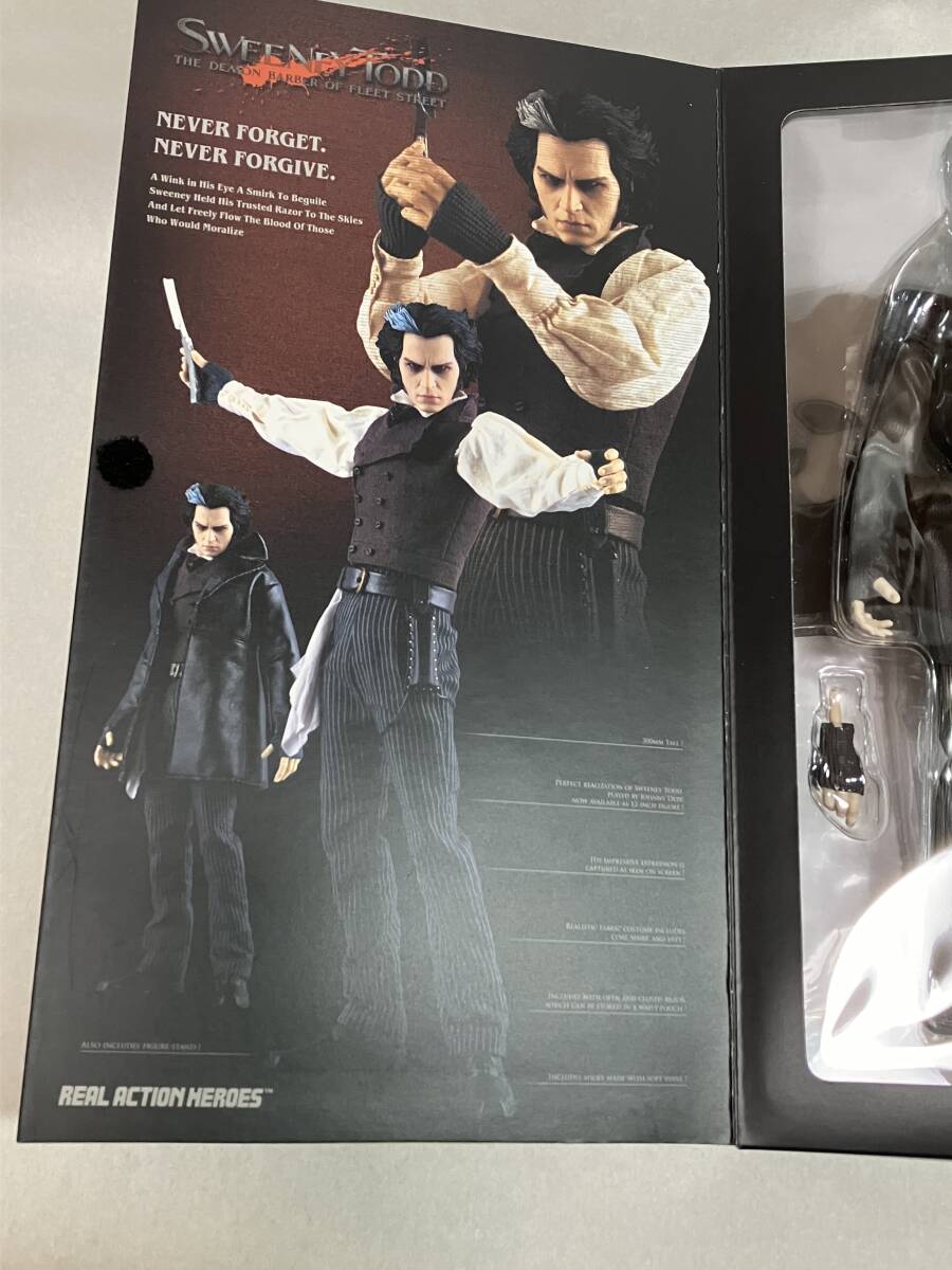 ☆メディコムトイ・RAH・リアルアクションヒーローズ・SWEENEY TODD(JohnnyDepp)・スウィニー トッド(ジョニー・デップ)・開封品☆の画像4