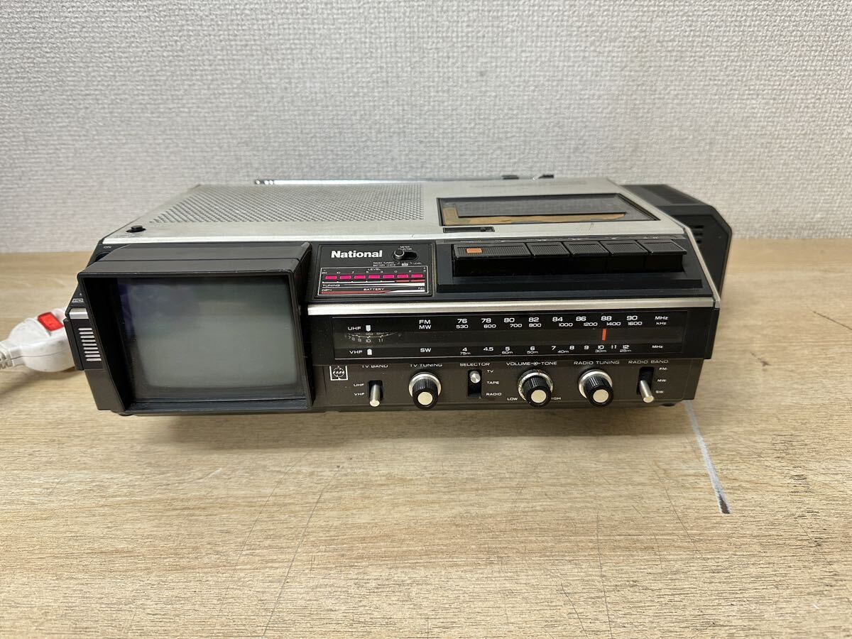 A830 ナショナル National テレビラジオカセットレコーダー TV付ラジカセ TR-4000の画像1