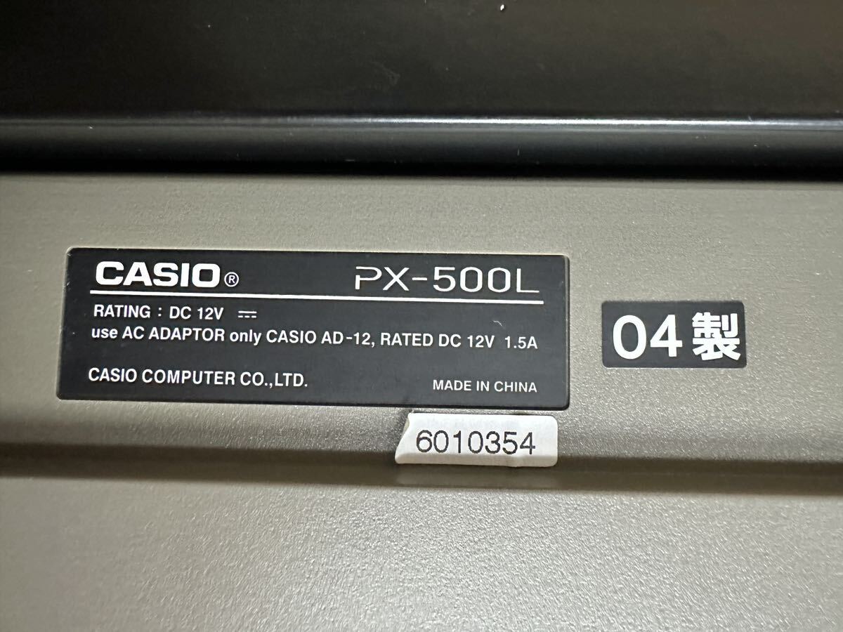 A834 CASIO PX-500L 電子ピアノの画像8