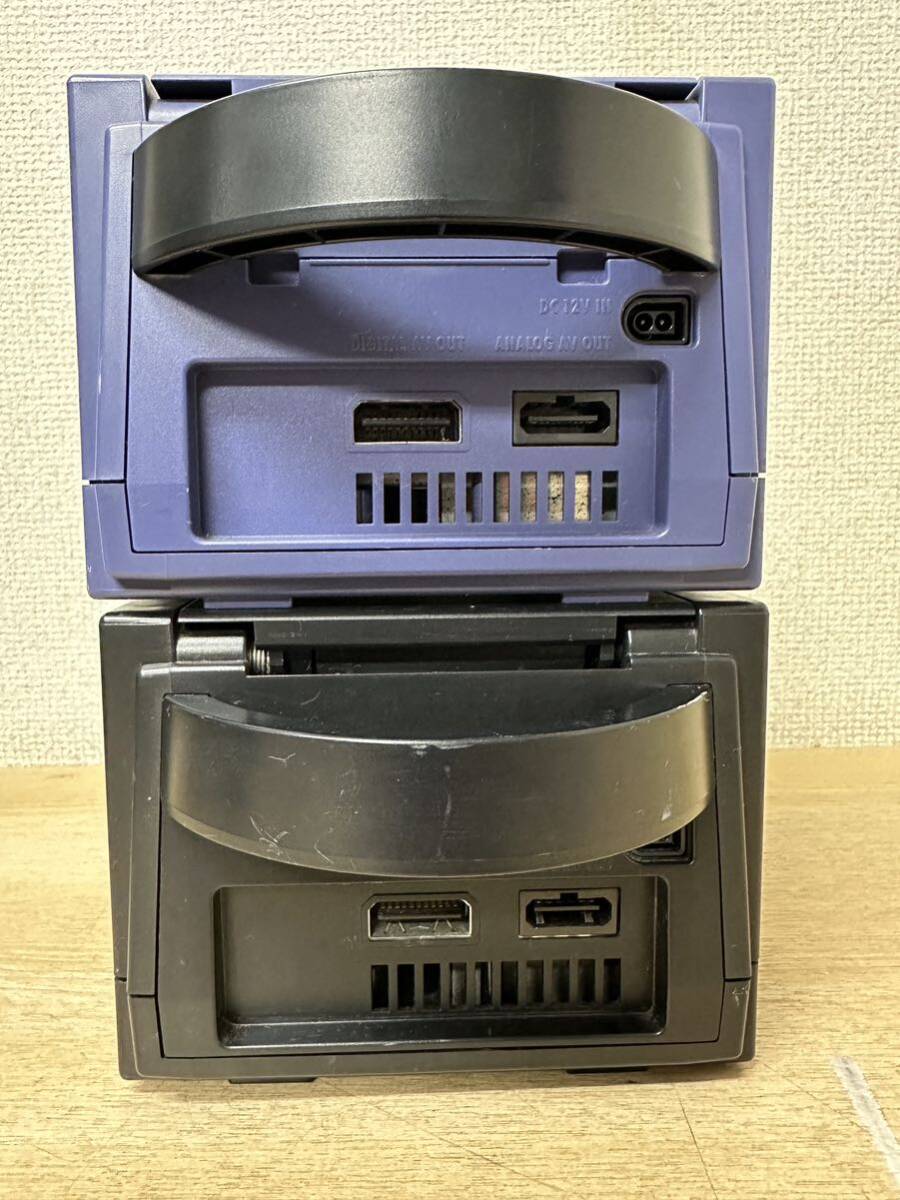 A847 Nintendo nintendo Game Cube DOL-001(JP N) body 2 controller 1 point memory card 2 sheets electrification verification only Junk 