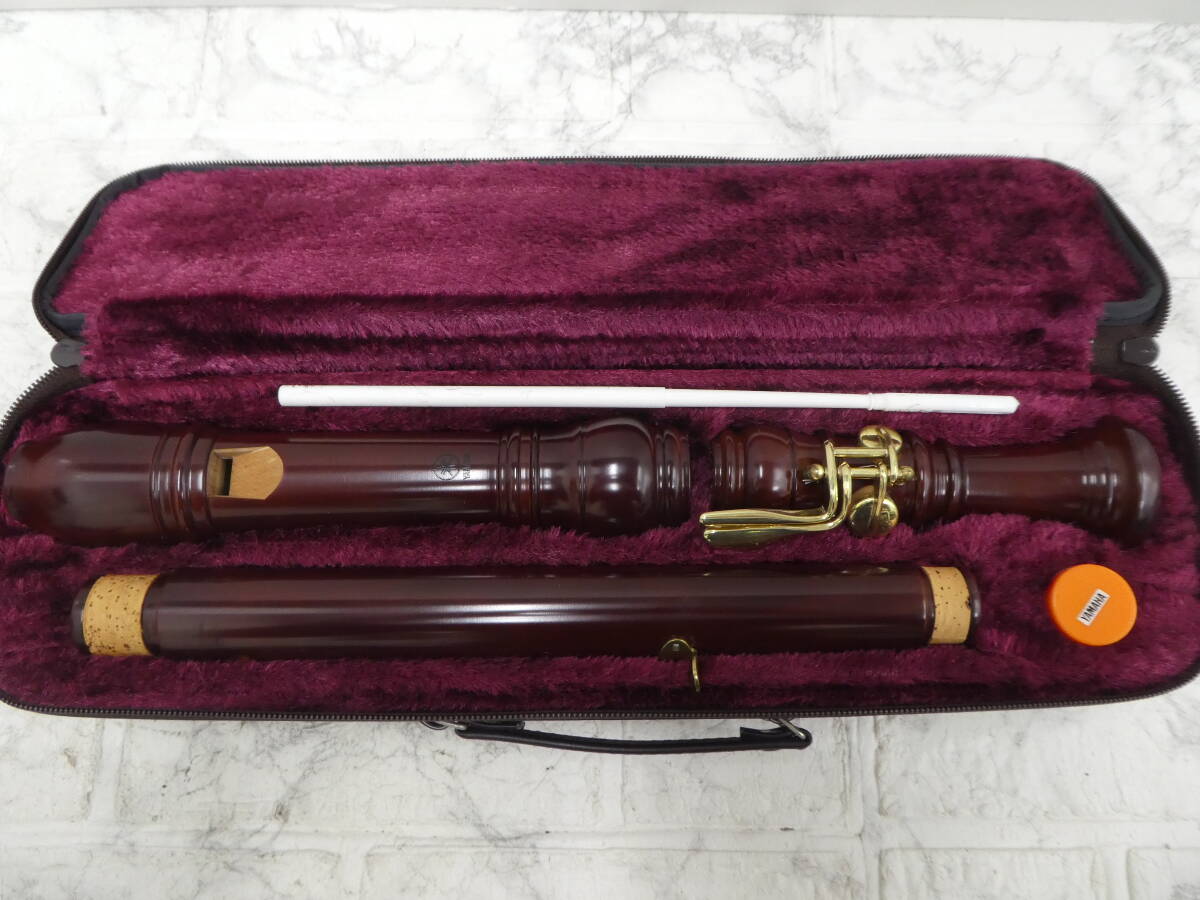 ☆ ③ YAMAHA ヤマハ YRT-43 テナーリコーダー TENOR BAROQUE 管楽器 楽器 中古品 1円スタート ☆の画像1