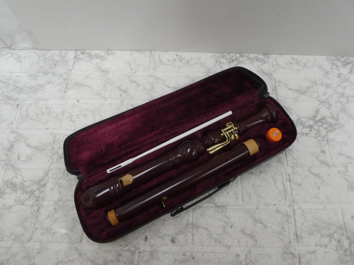 ☆ ⑤ YAMAHA ヤマハ YRT-43 テナーリコーダー TENOR BAROQUE 管楽器 中古品 1円スタート ☆の画像1