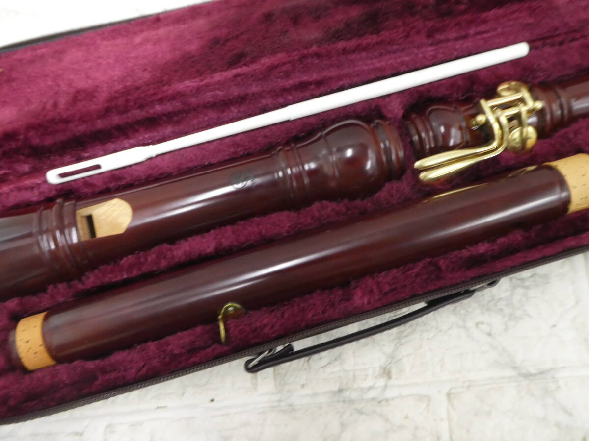 ☆ ⑤ YAMAHA ヤマハ YRT-43 テナーリコーダー TENOR BAROQUE 管楽器 中古品 1円スタート ☆の画像5