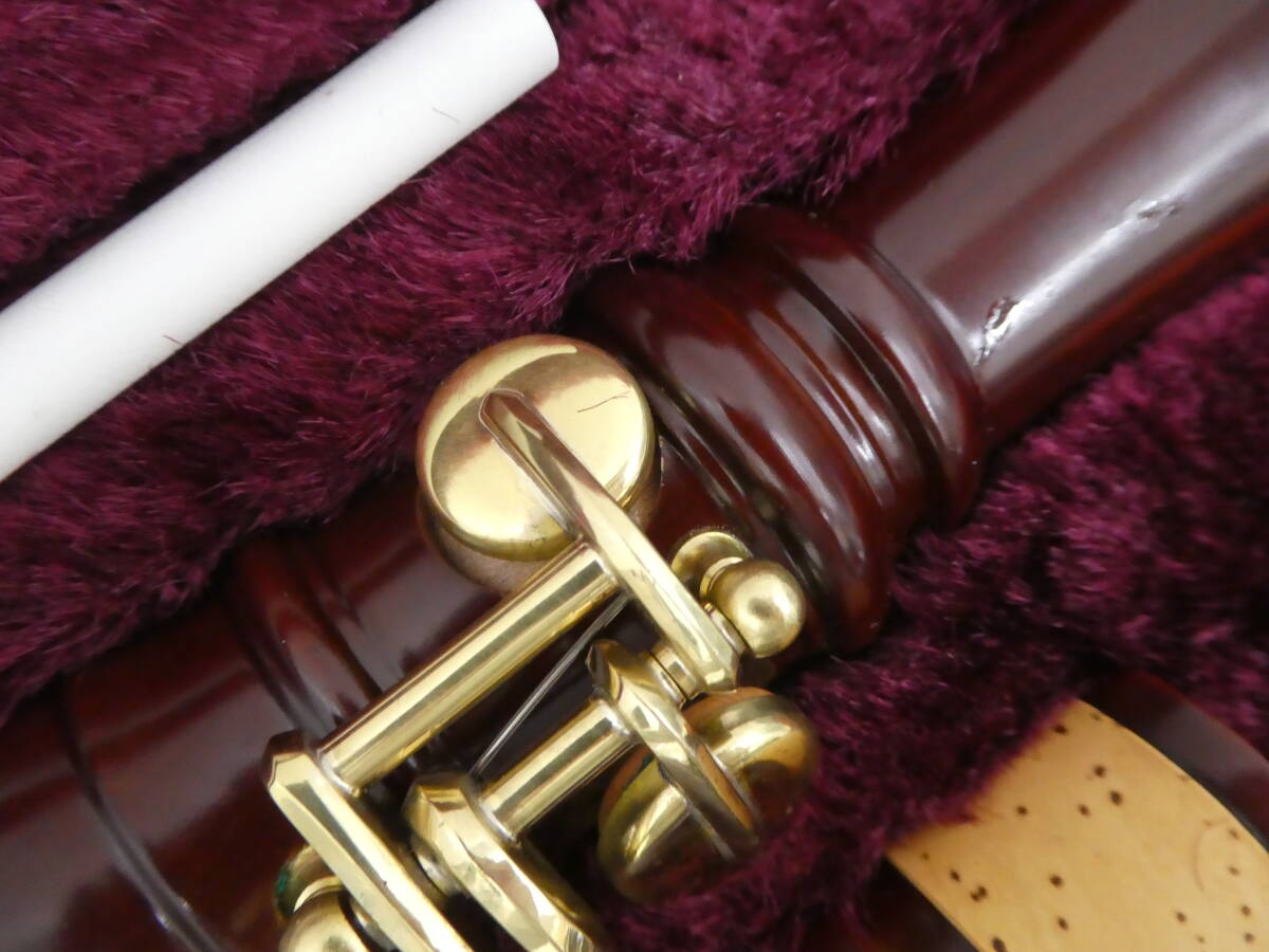 ☆ ⑤ YAMAHA ヤマハ YRT-43 テナーリコーダー TENOR BAROQUE 管楽器 中古品 1円スタート ☆の画像4