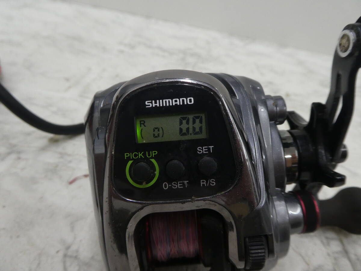 ☆ SHIMANO シマノ Force Master 300DH リール 通電 リール巻き上げ動作確認 中古品 1円スタート ☆_画像2