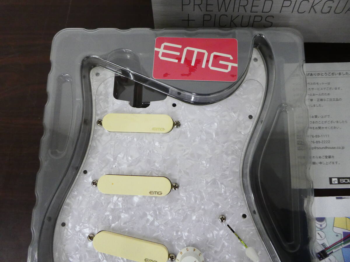 * EMG-DG20 SET pick guard pick up IVORY ivory 1 jpy start *