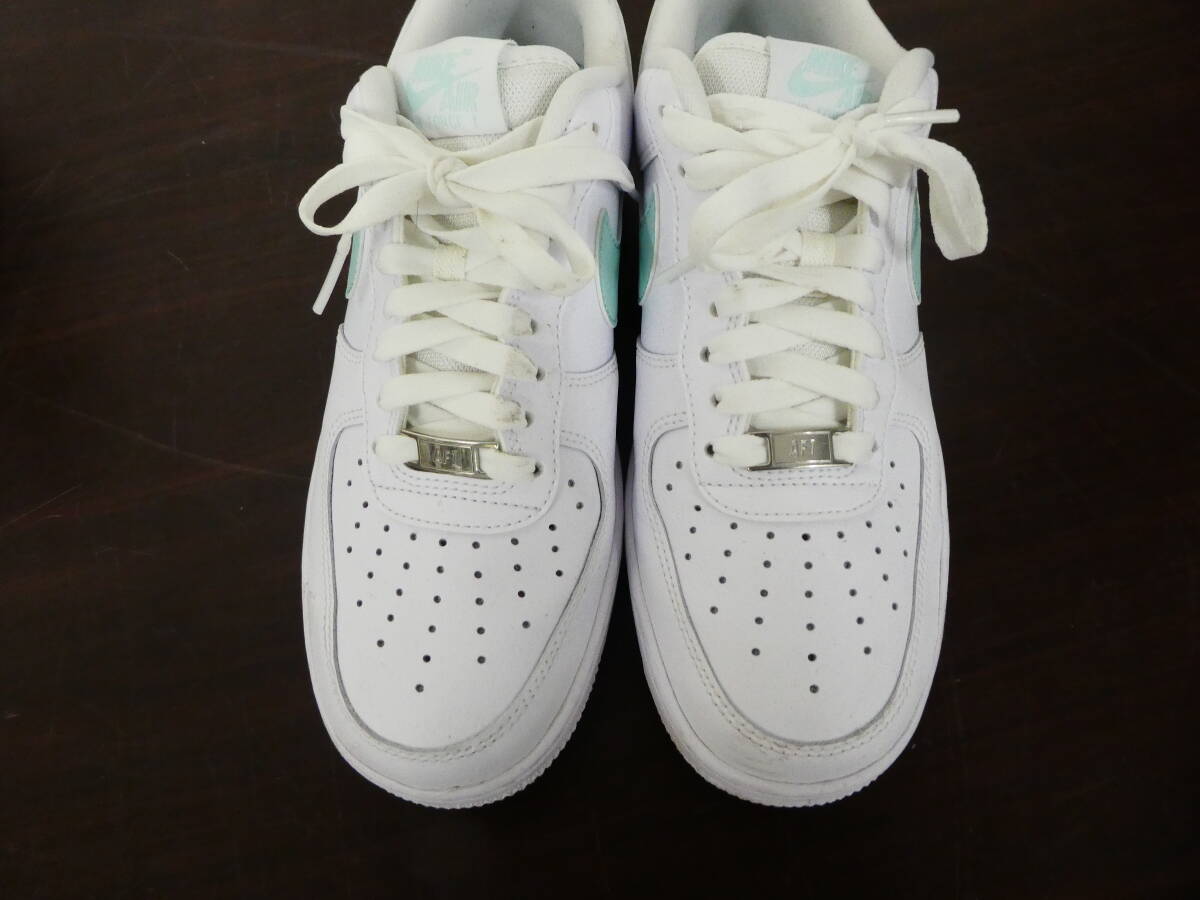 ☆ NIKE WMNS AIR FORCE 1 LOW JADE ICE ナイキ ウィメンズ エアフォース 1 ジェイド アイス DD8959-113 中古 1円スタート☆_画像5