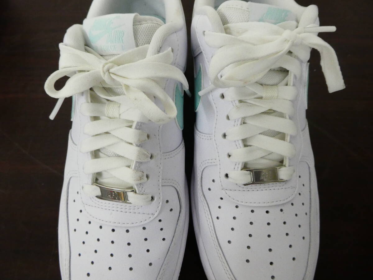 ☆ NIKE WMNS AIR FORCE 1 LOW JADE ICE ナイキ ウィメンズ エアフォース 1 ジェイド アイス DD8959-113 中古 1円スタート☆_画像10