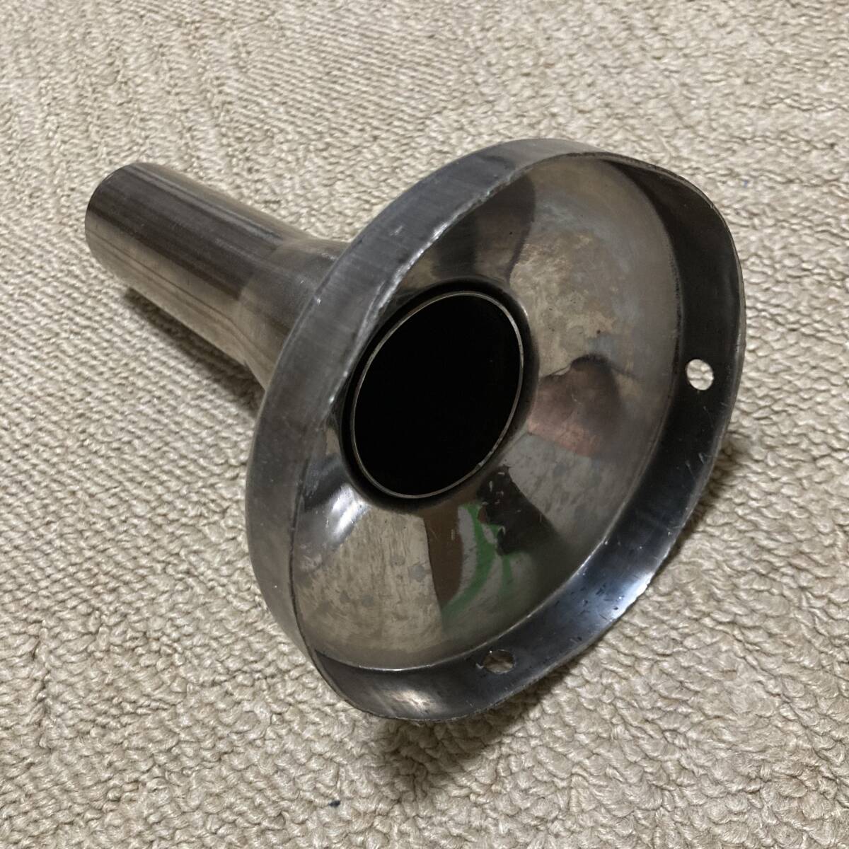 * made of stainless steel inner silencer baffle inside small outer diameter 38 millimeter φ commodity absolute size outer diameter 110mm for? used!