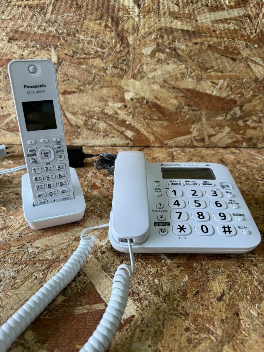 Panasonic コードレス電話機 VE-GD27 子機 の画像1