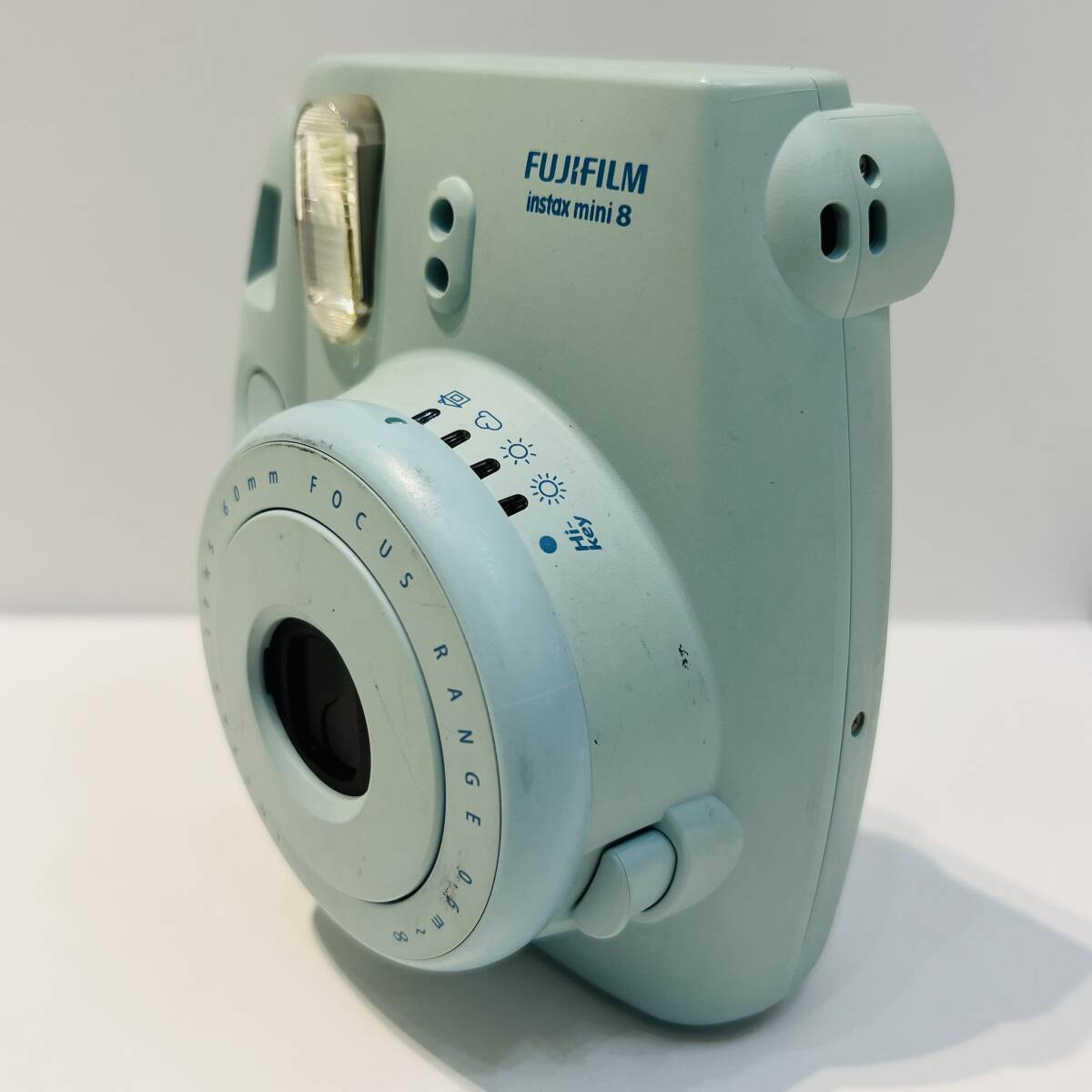 【FUJIFILM/富士フィルム】instax mini8/インスタックスミニ8 チェキ 60mm FOCUS RANGE 0.6m~∞ エメラルドグリーン★_画像9